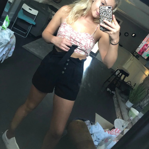 FOREVER 21 button up shorts S - Picture 15 of 15